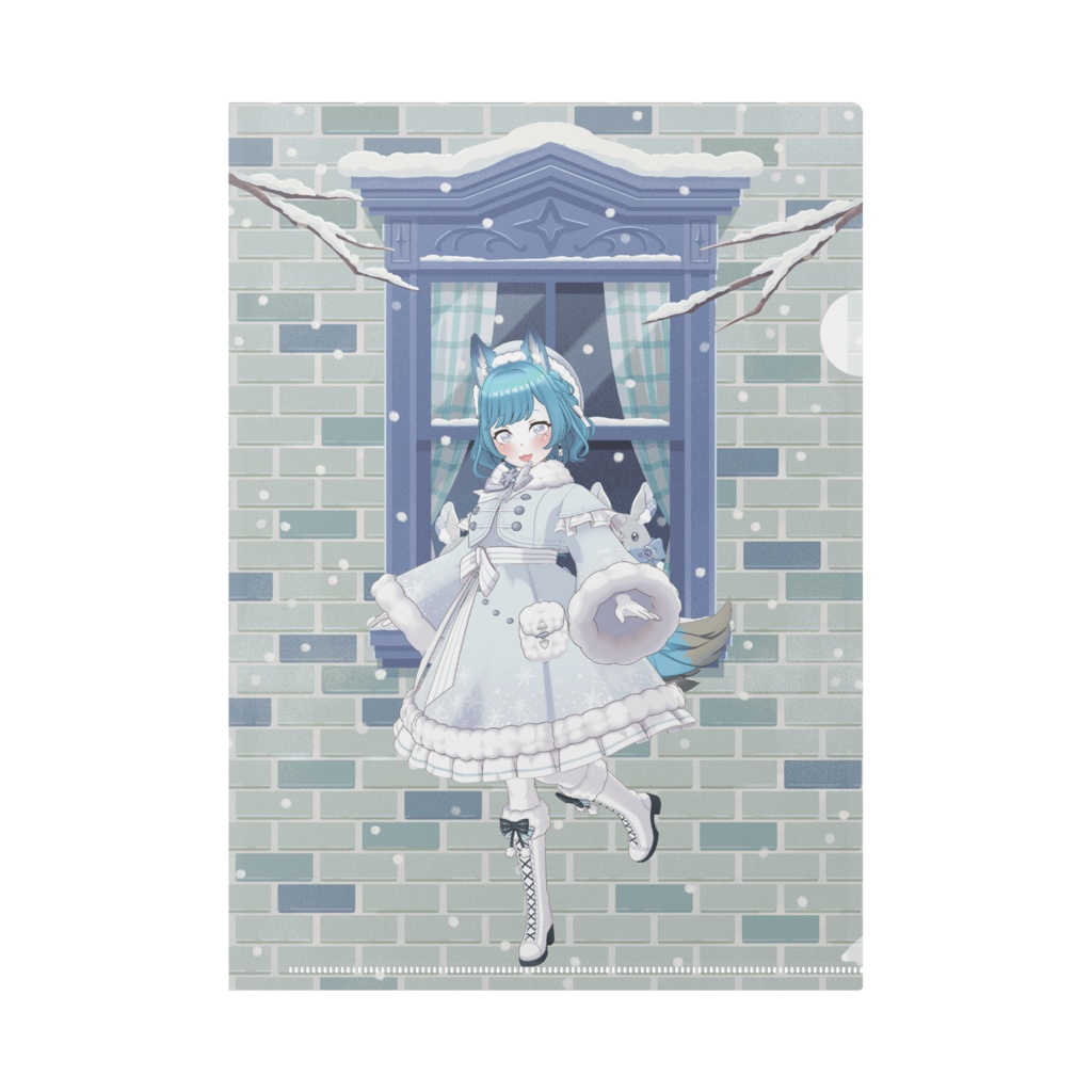 【こたしお】12月冬コーデ-クリアファイル-G0189