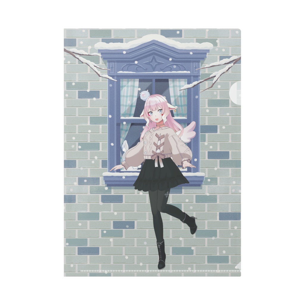 【さゆ】12月冬コーデ-クリアファイル-G0211