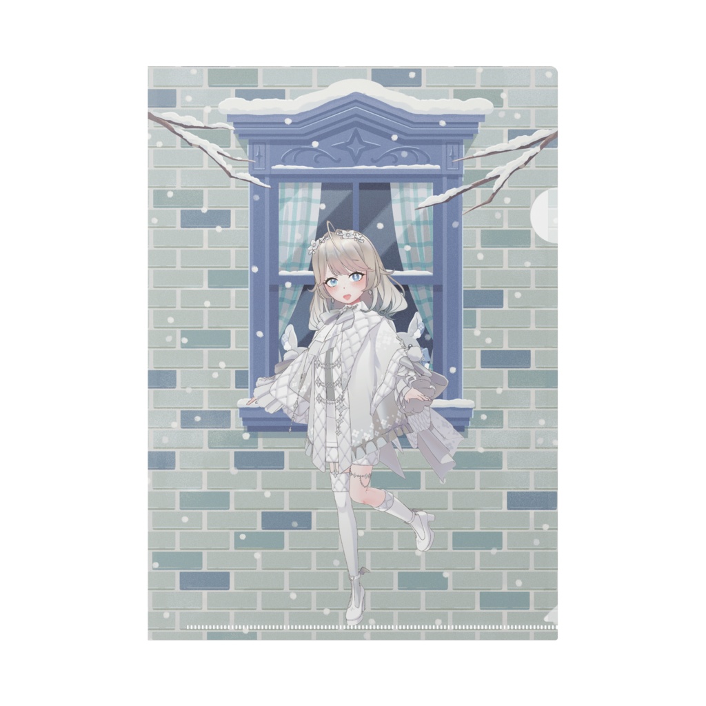 【すずな】12月冬コーデ-クリアファイル-G0244
