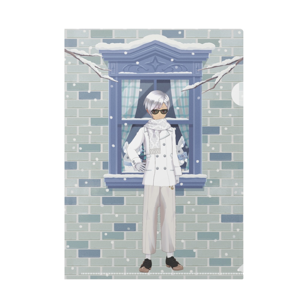 【すずらん】12月冬コーデ-クリアファイル-G0245