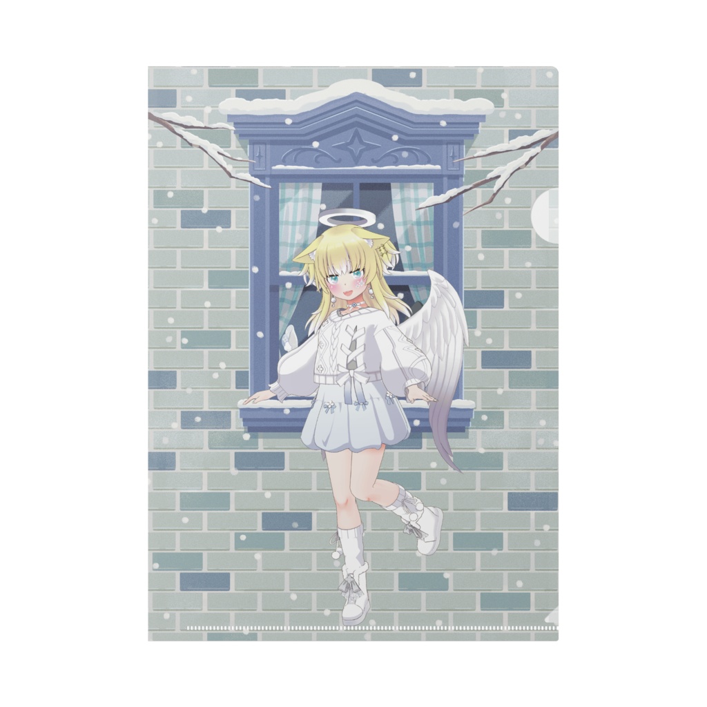 【てゃち】12月冬コーデ-クリアファイル-G0291