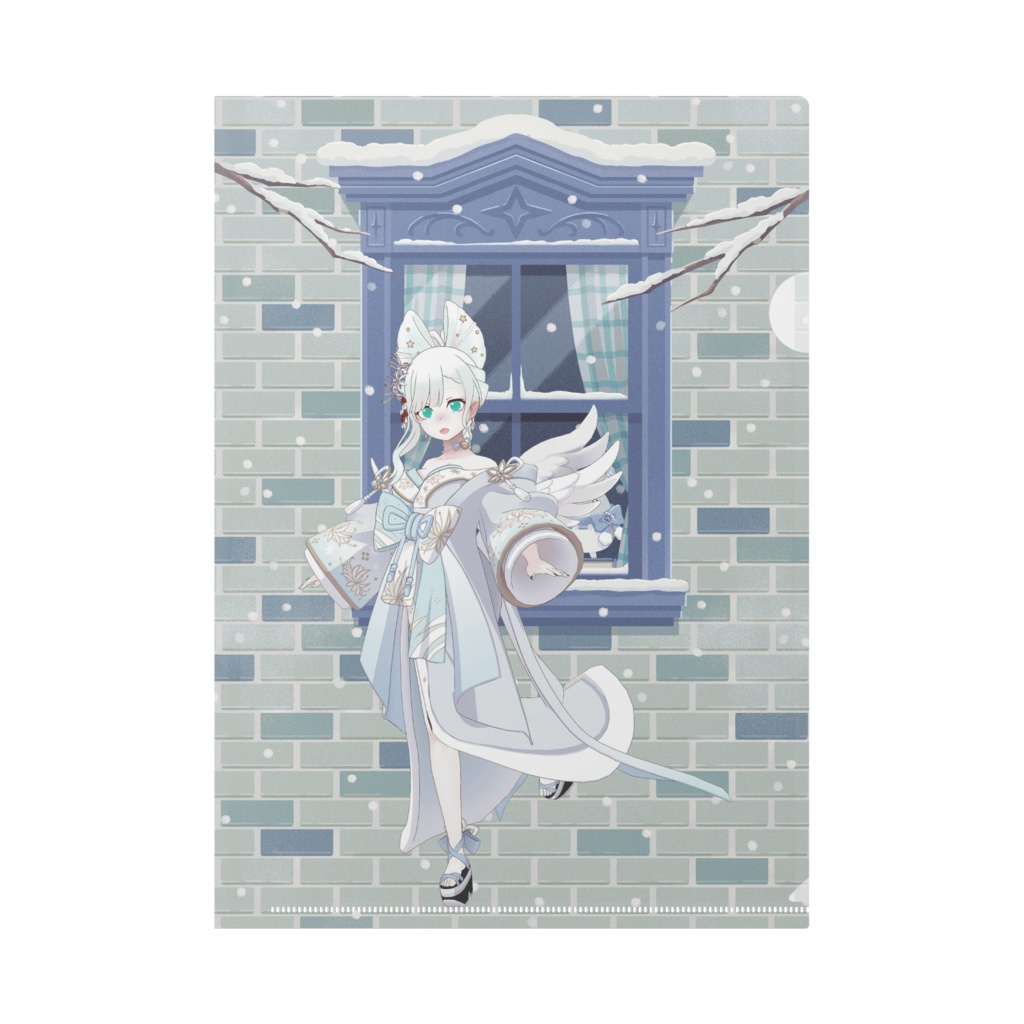 【とりぃ】12月冬コーデ-クリアファイル-G0302