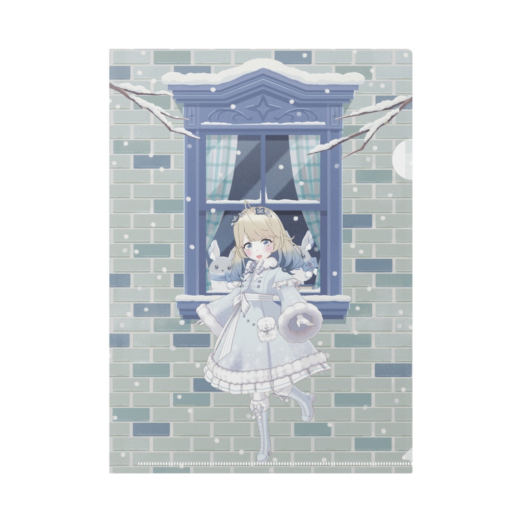 【のぐち】12月冬コーデ-クリアファイル-G0352