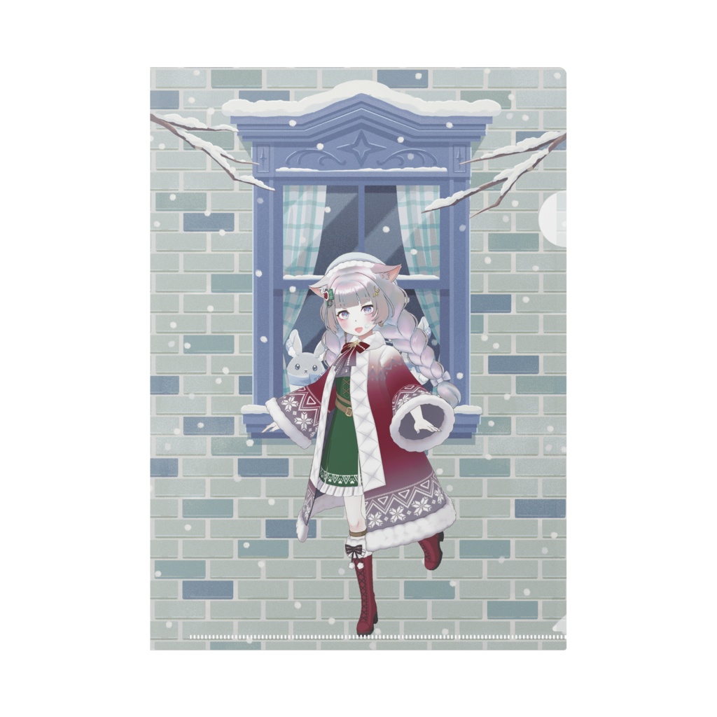 【ひなみ】12月冬コーデ-クリアファイル-G0386