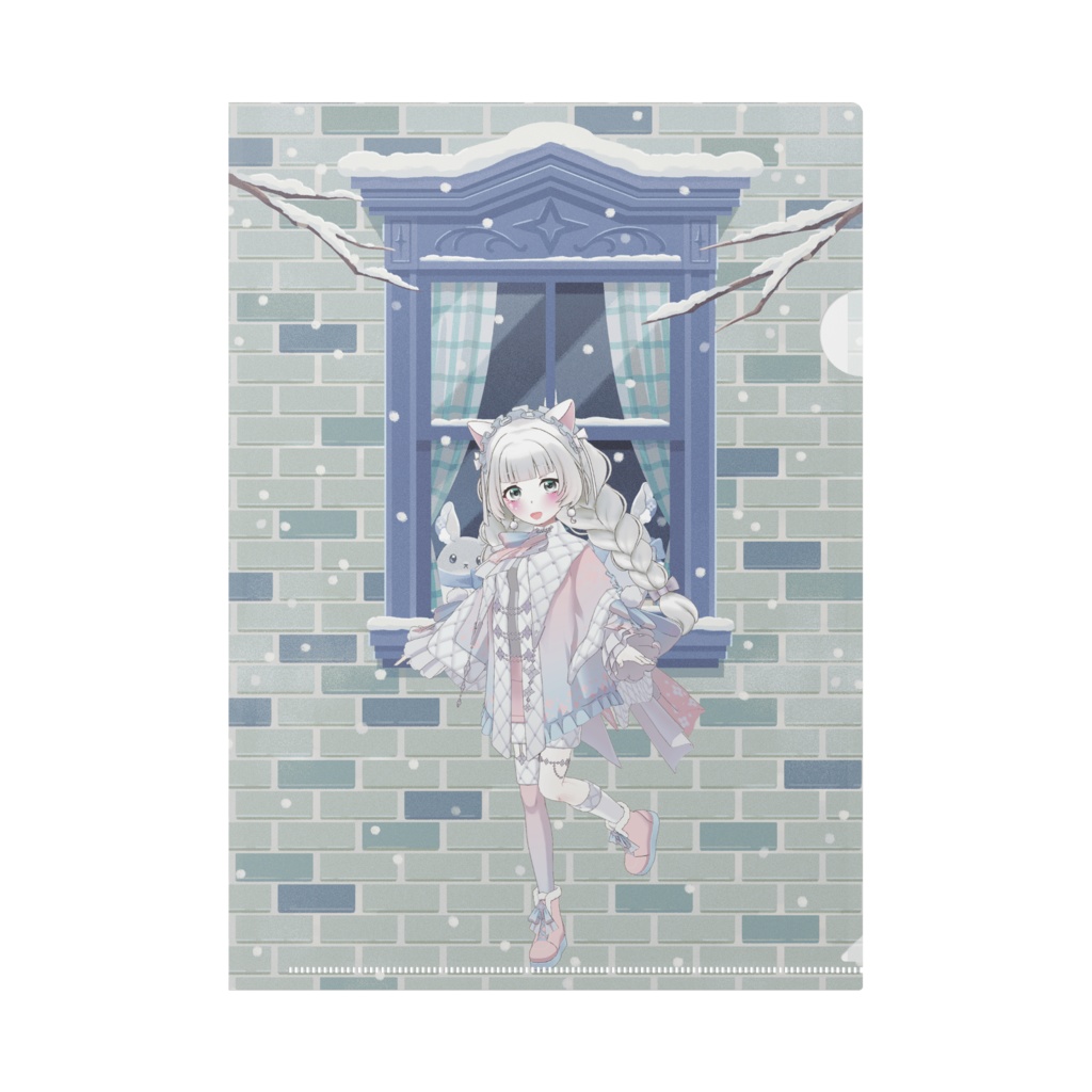 【ぷぃん】12月冬コーデ-クリアファイル-G0391