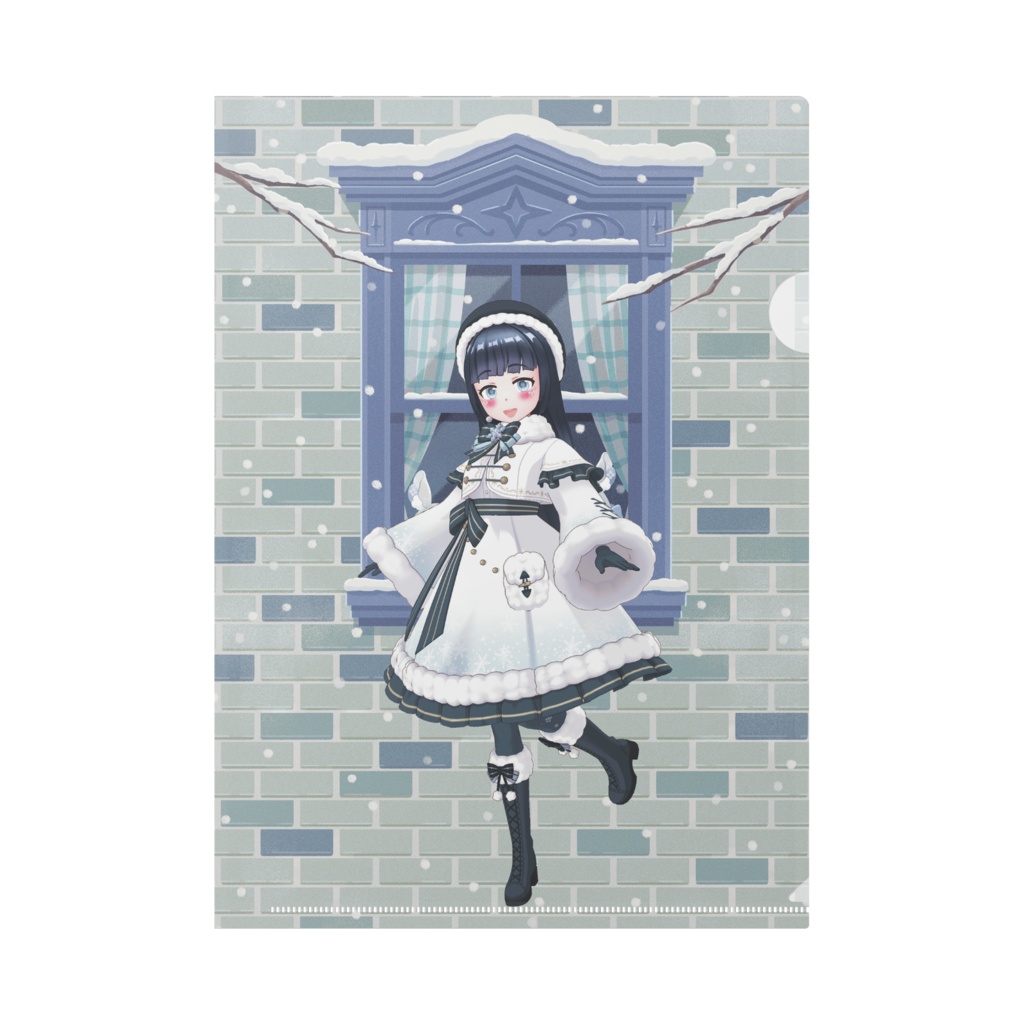 【みく】12月冬コーデ-クリアファイル-G0446