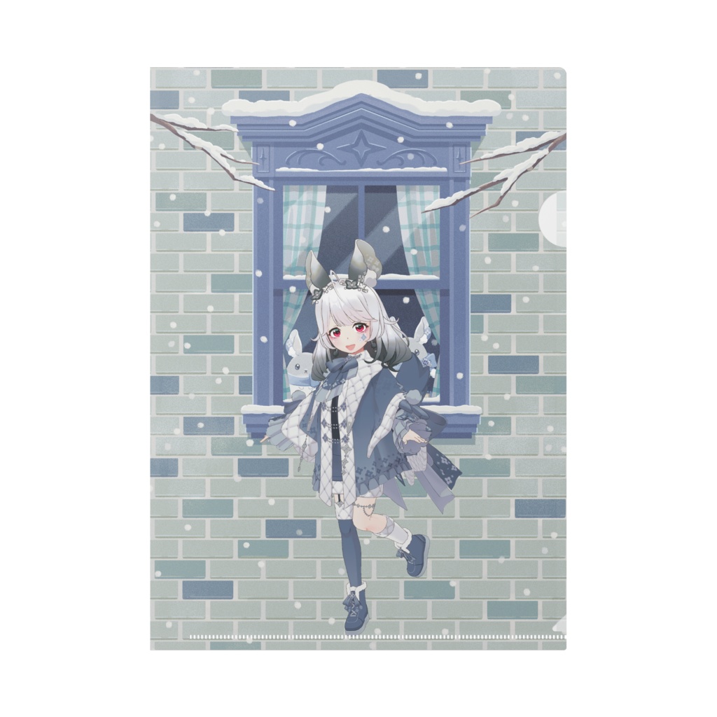 【みじゅき】12月冬コーデ-クリアファイル-G0449