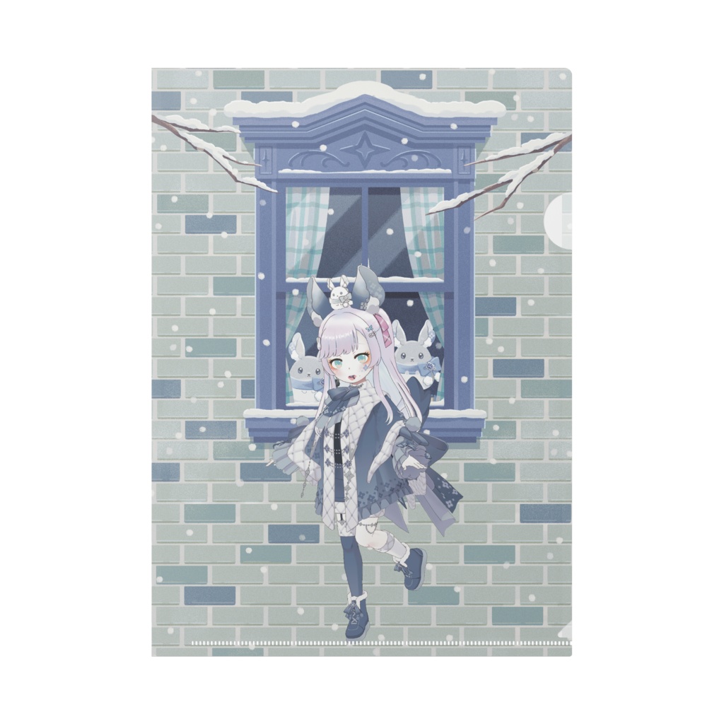 【ゆんゆん】12月冬コーデ-クリアファイル-G0519