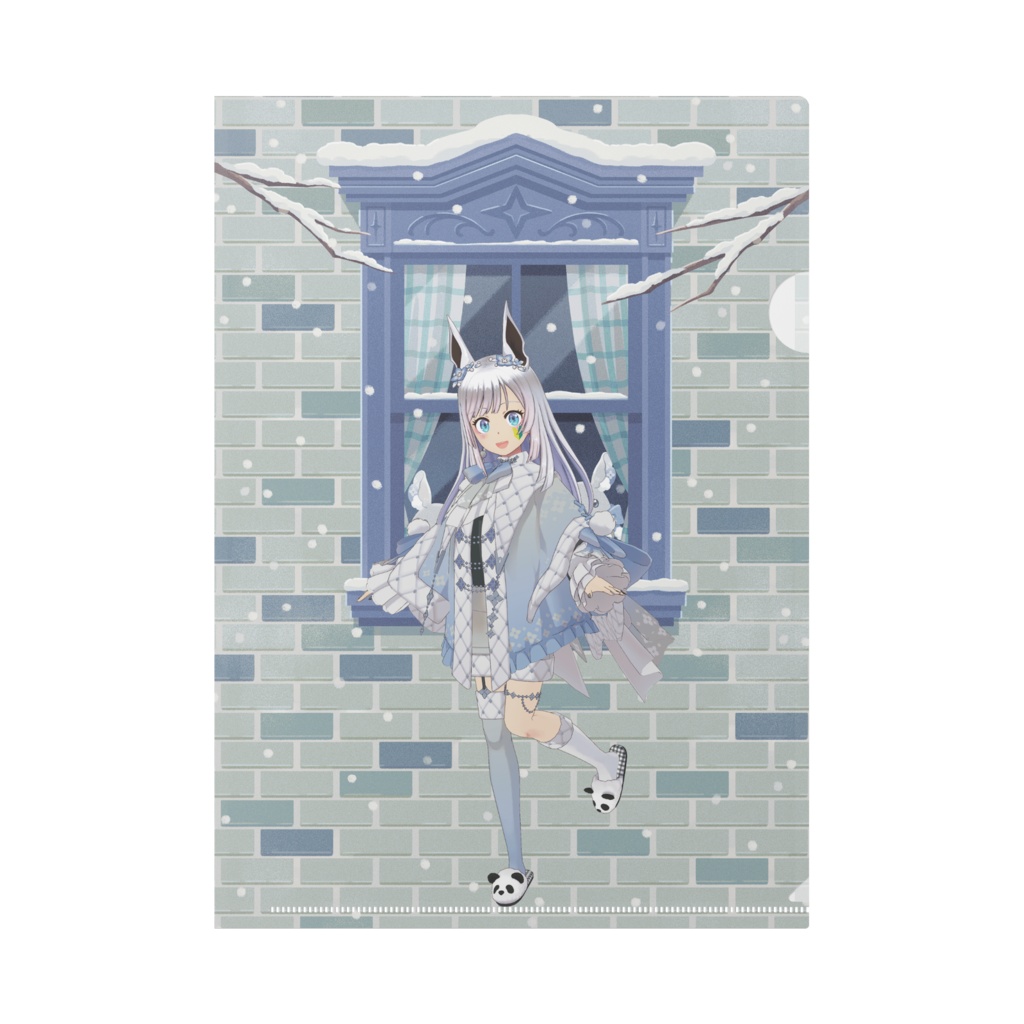 【スケ】12月冬コーデ-クリアファイル-G0243