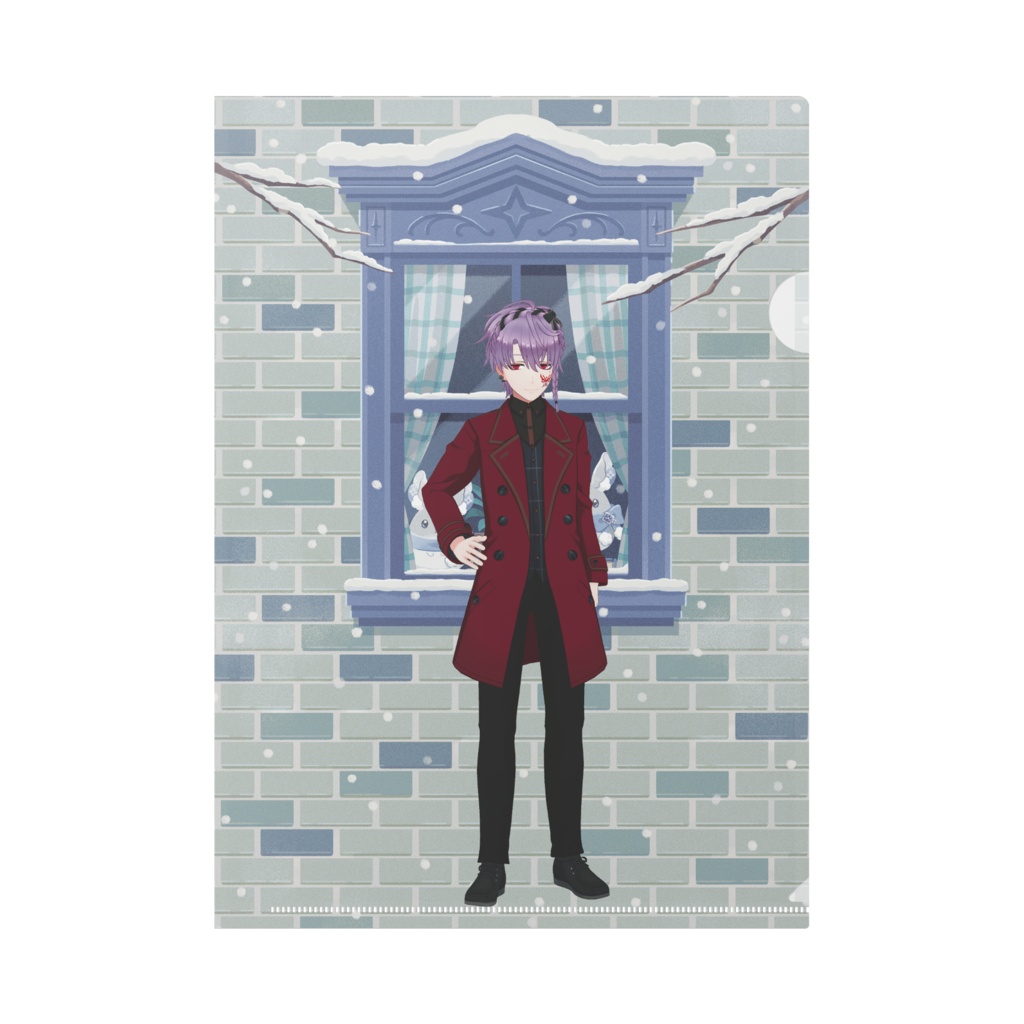 【シクタリヤ】12月冬コーデ-クリアファイル-G0215