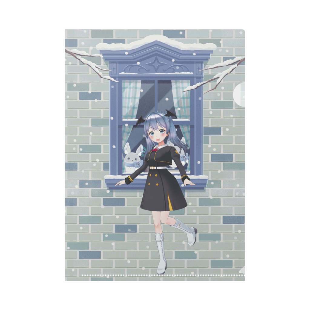 【夜夜】12月冬コーデ-クリアファイル-G1039