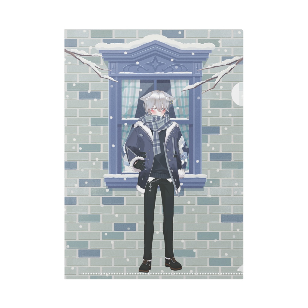 【天翔ハヤテ】12月冬コーデ-クリアファイル-G0893