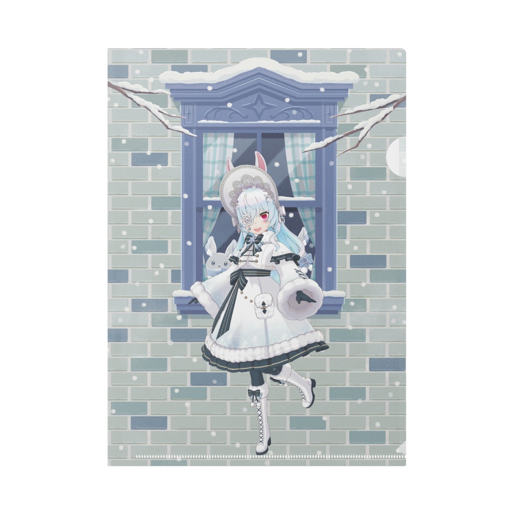【天魔銀】12月冬コーデ-クリアファイル-G0890