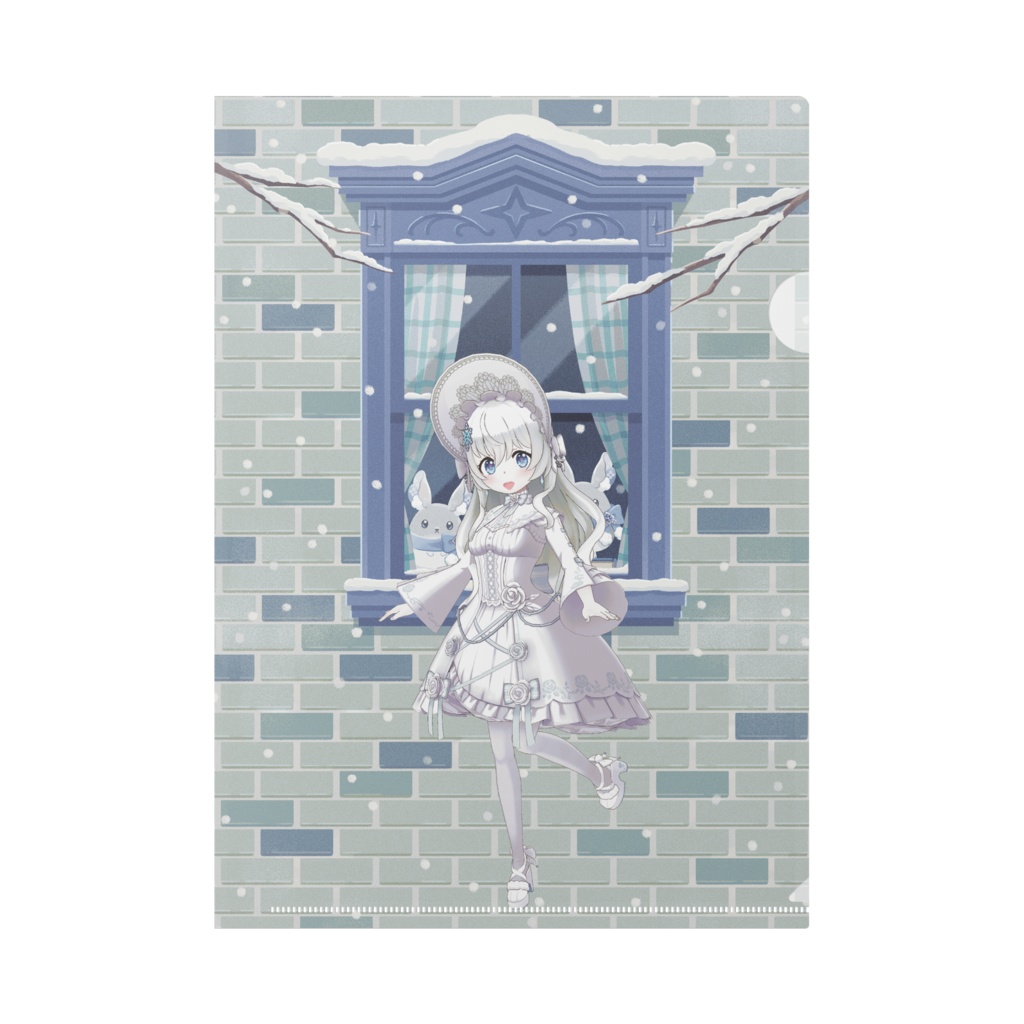【姫乃宮 ましろ】12月冬コーデ-クリアファイル-G0975