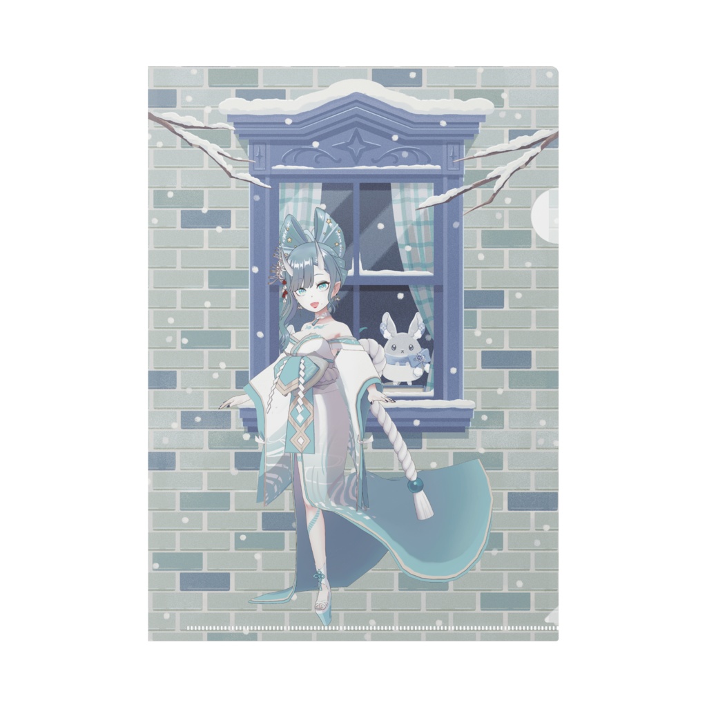 【彩】12月冬コーデ-クリアファイル-G0727