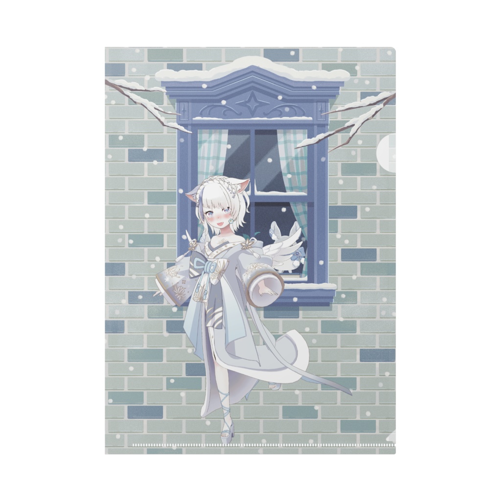 【明星 輝】12月冬コーデ-クリアファイル-G1025