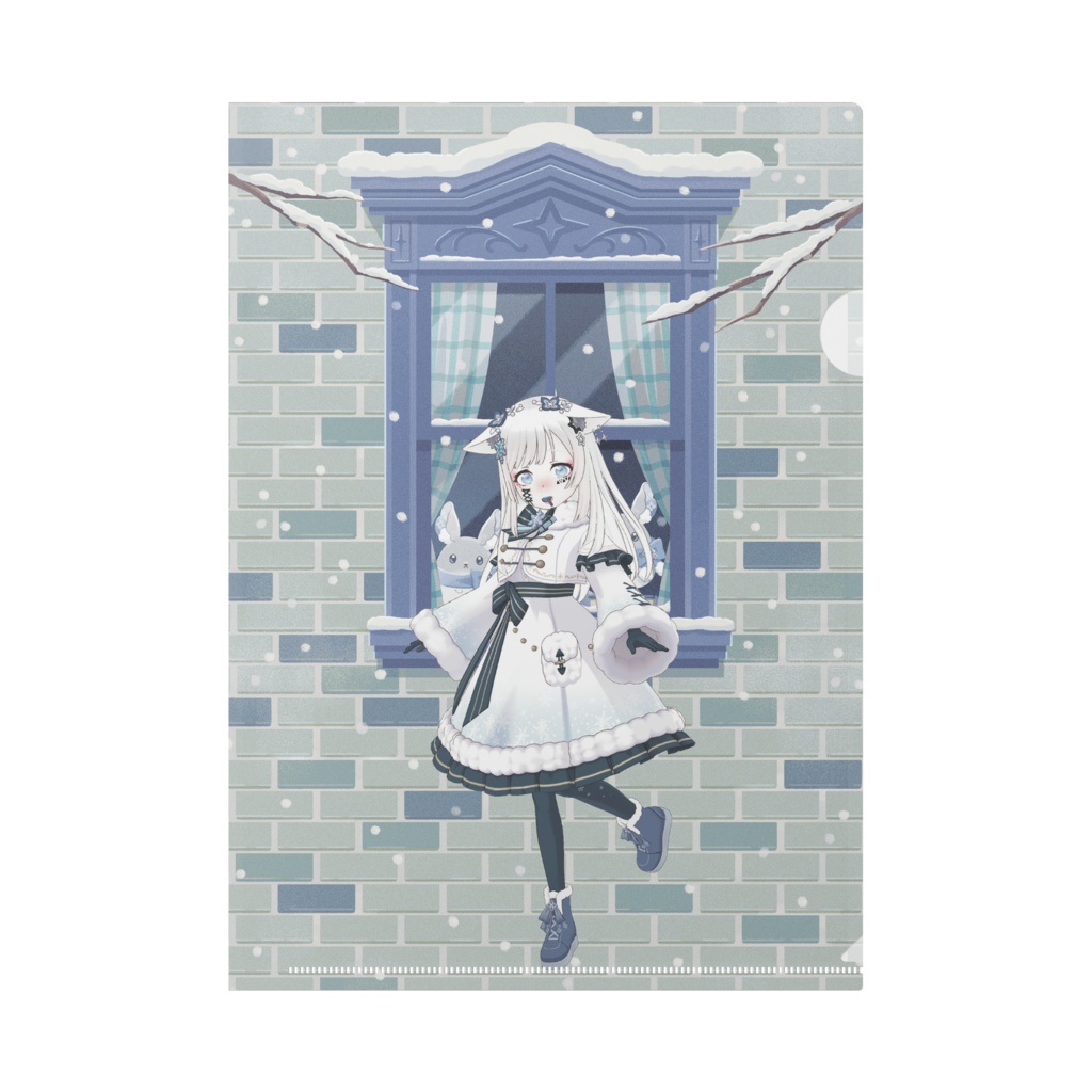 【星噛虹月】12月冬コーデ-クリアファイル-G0828