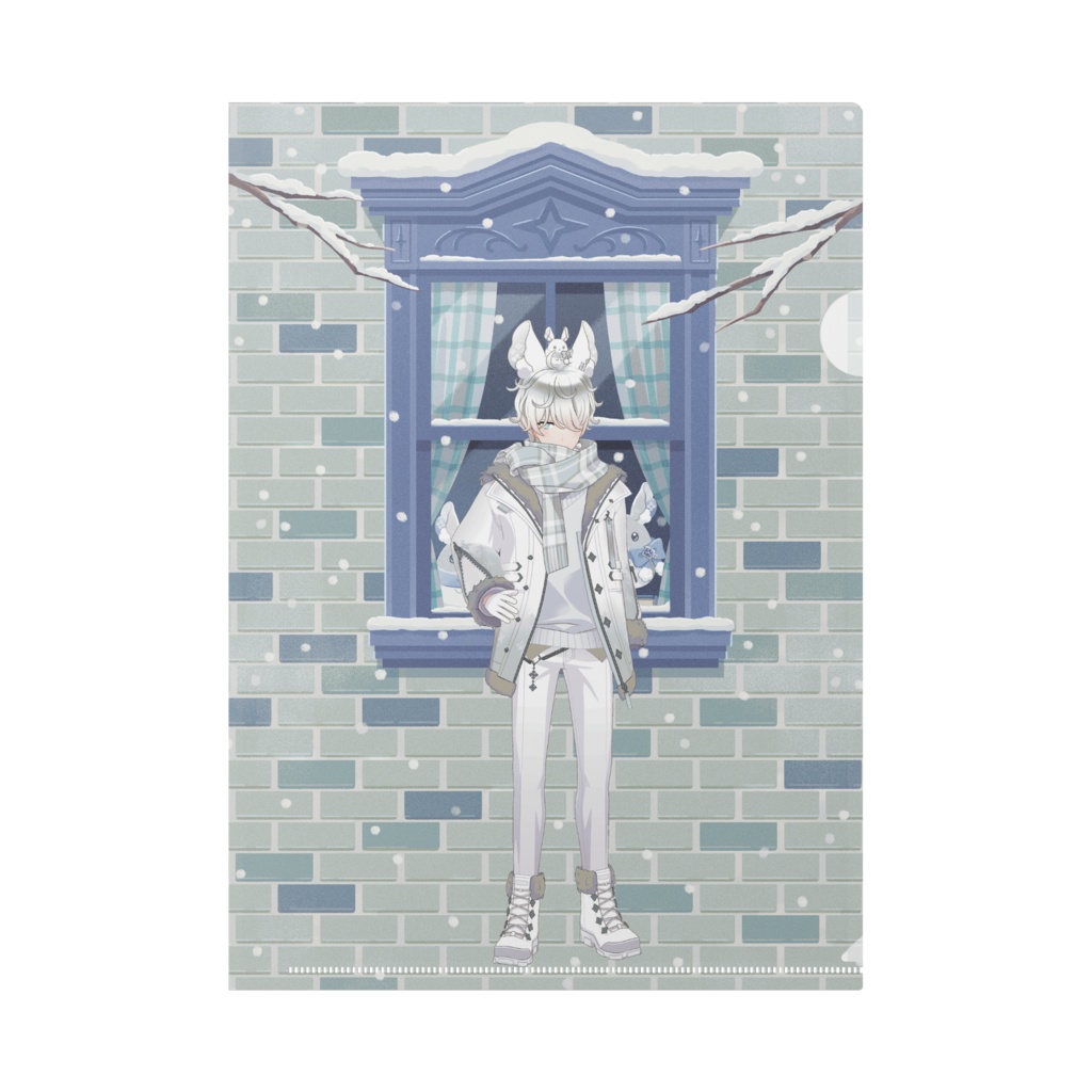 【星海 凪】12月冬コーデ-クリアファイル-G0827