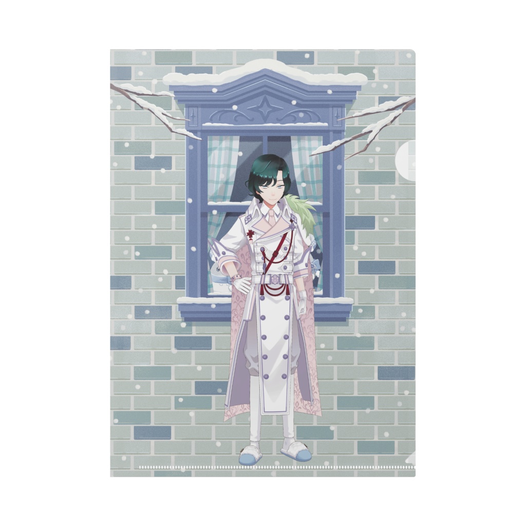 【最速の豆腐】12月冬コーデ-クリアファイル-G0726