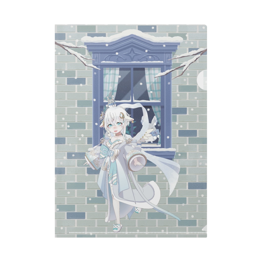 【月姫-Kaguya-】12月冬コーデ-クリアファイル-G0682