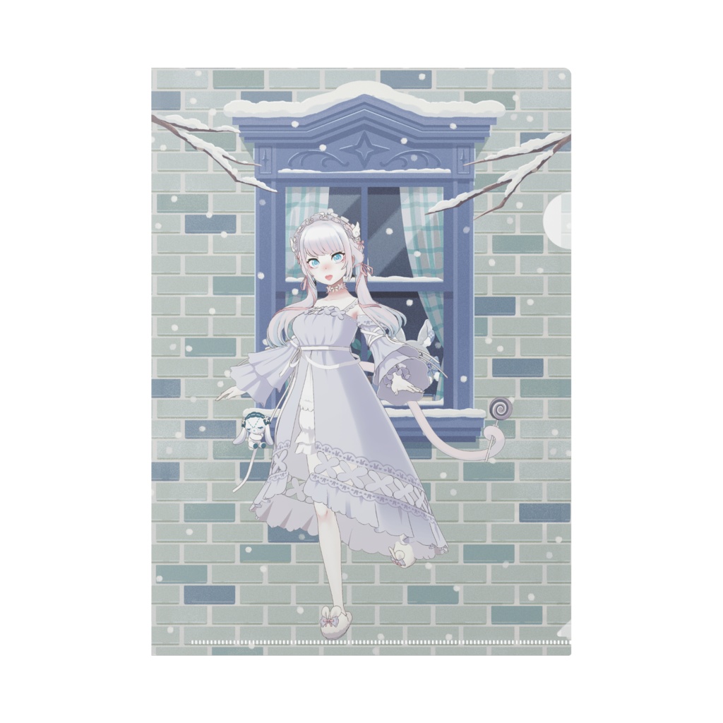 【黒蝶-くろは-】12月冬コーデ-クリアファイル-G0714