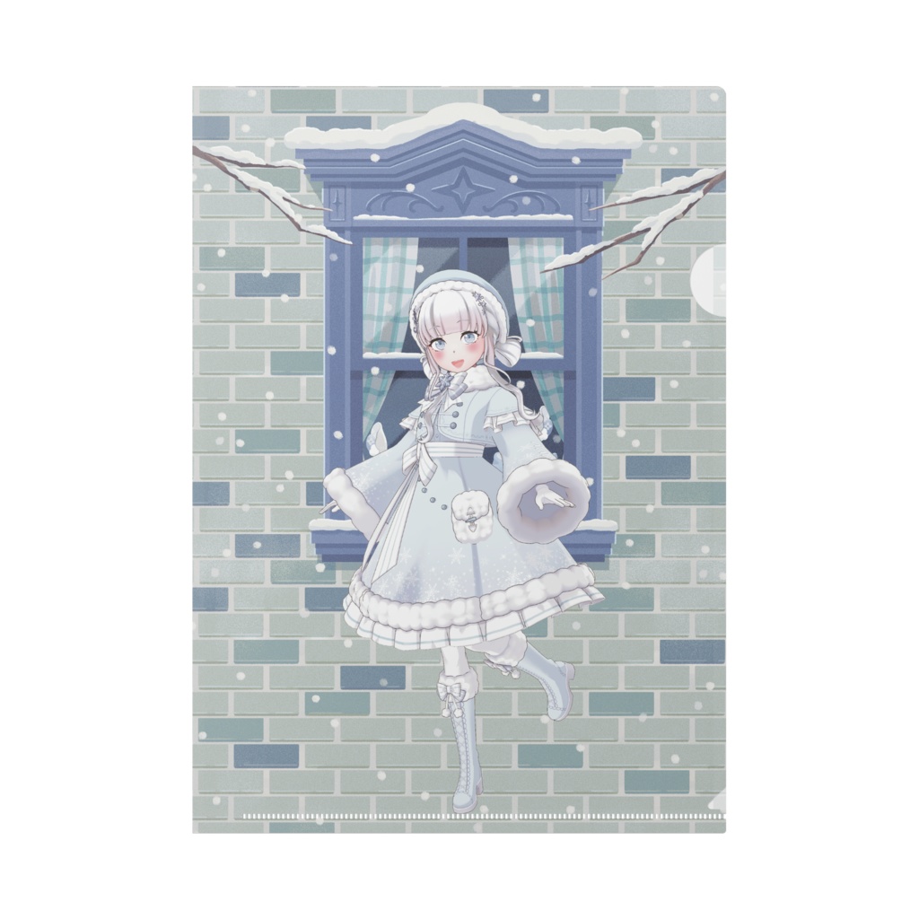 【Ｌｉｌｙ】12月冬コーデ-クリアファイル-G0041