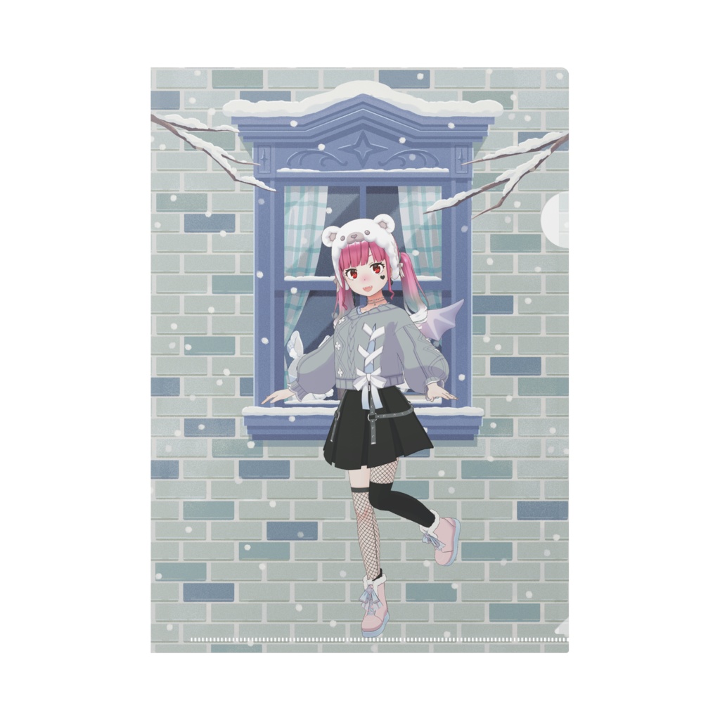 【ｄｏｌｌｙ】12月冬コーデ-クリアファイル-G0025