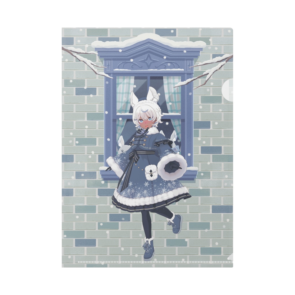 【じゃむおやぢ】12月冬コーデ-クリアファイル-G0228