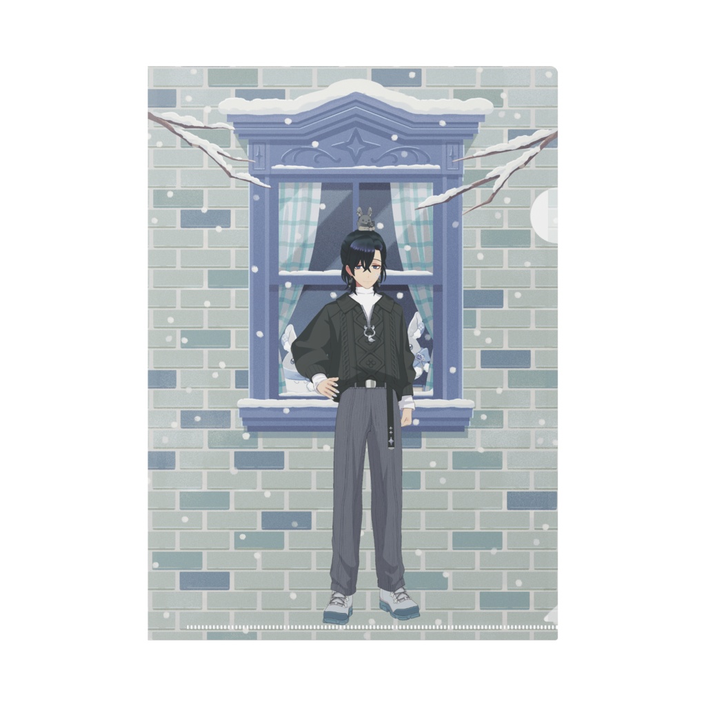 【汐】12月冬コーデ-クリアファイル-G0765