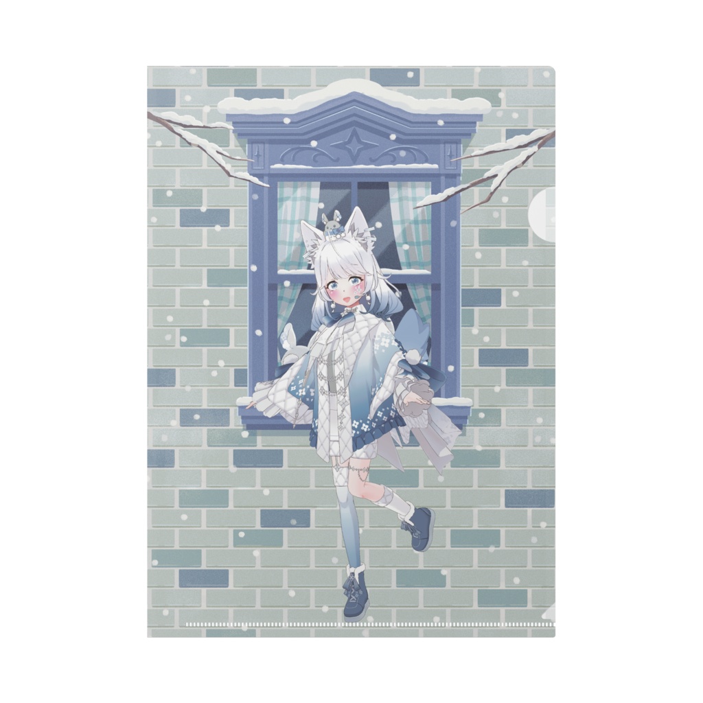 【永久不滅女帝頭領】12月冬コーデ-クリアファイル-G0586