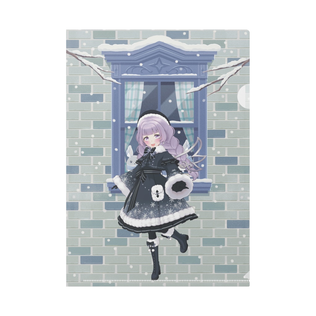 【沙華】12月冬コーデ-クリアファイル-G0724