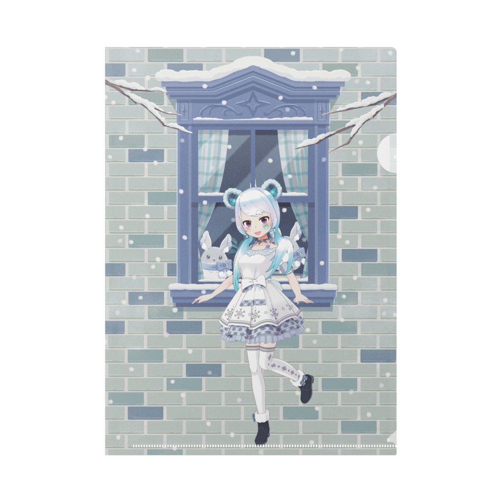 【牛好凛夢】12月冬コーデ-クリアファイル-G0645