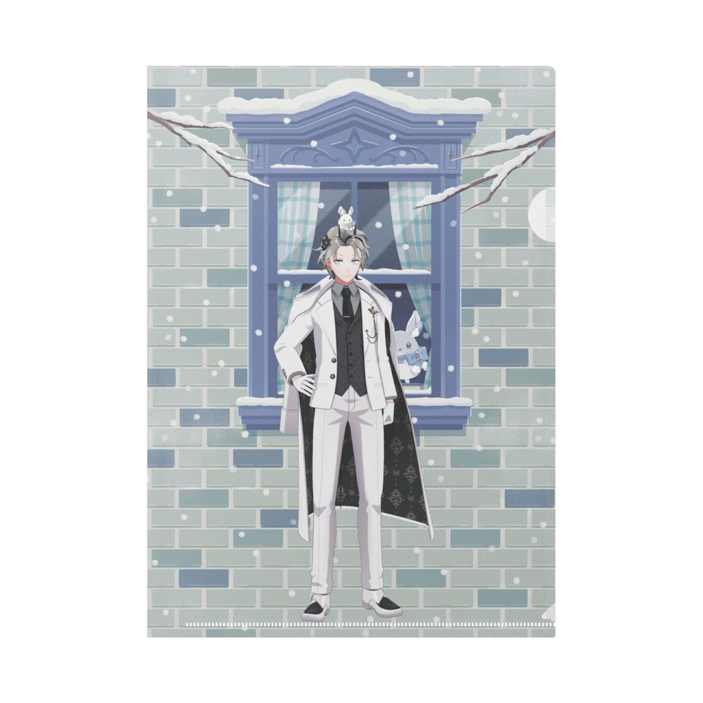 【田中田中】12月冬コーデ-クリアファイル-G0895