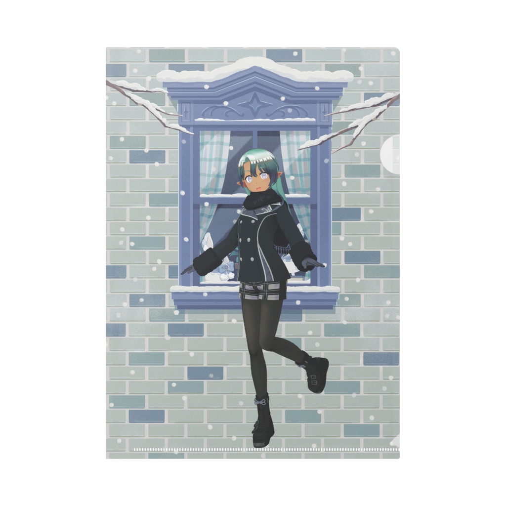 【碧生標】12月冬コーデ-クリアファイル-G0996