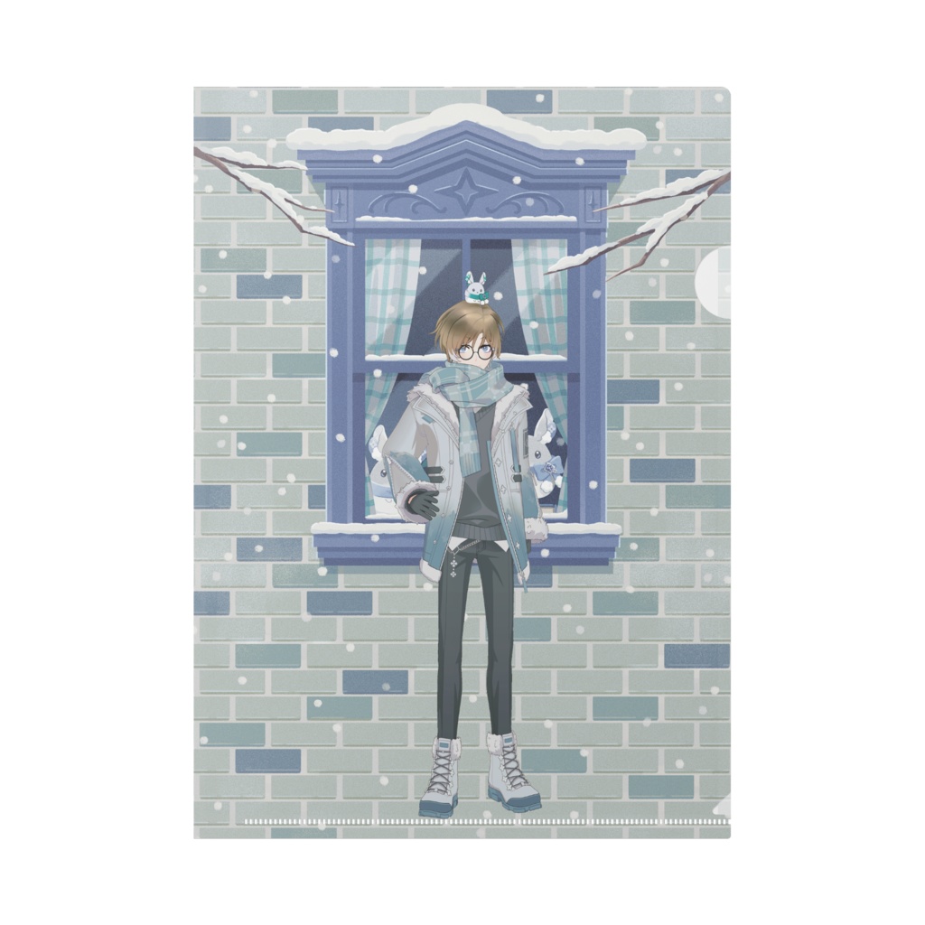 【碧翠撫】12月冬コーデ-クリアファイル-G0995