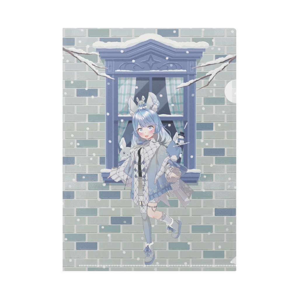 【神崎ルカ】12月冬コーデ-クリアファイル-G0807