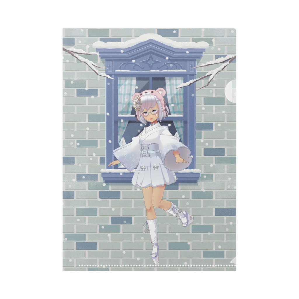 【翼】12月冬コーデ-クリアファイル-G1065