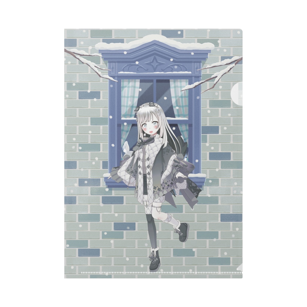 【芥ちゃん】12月冬コーデ-クリアファイル-G0621