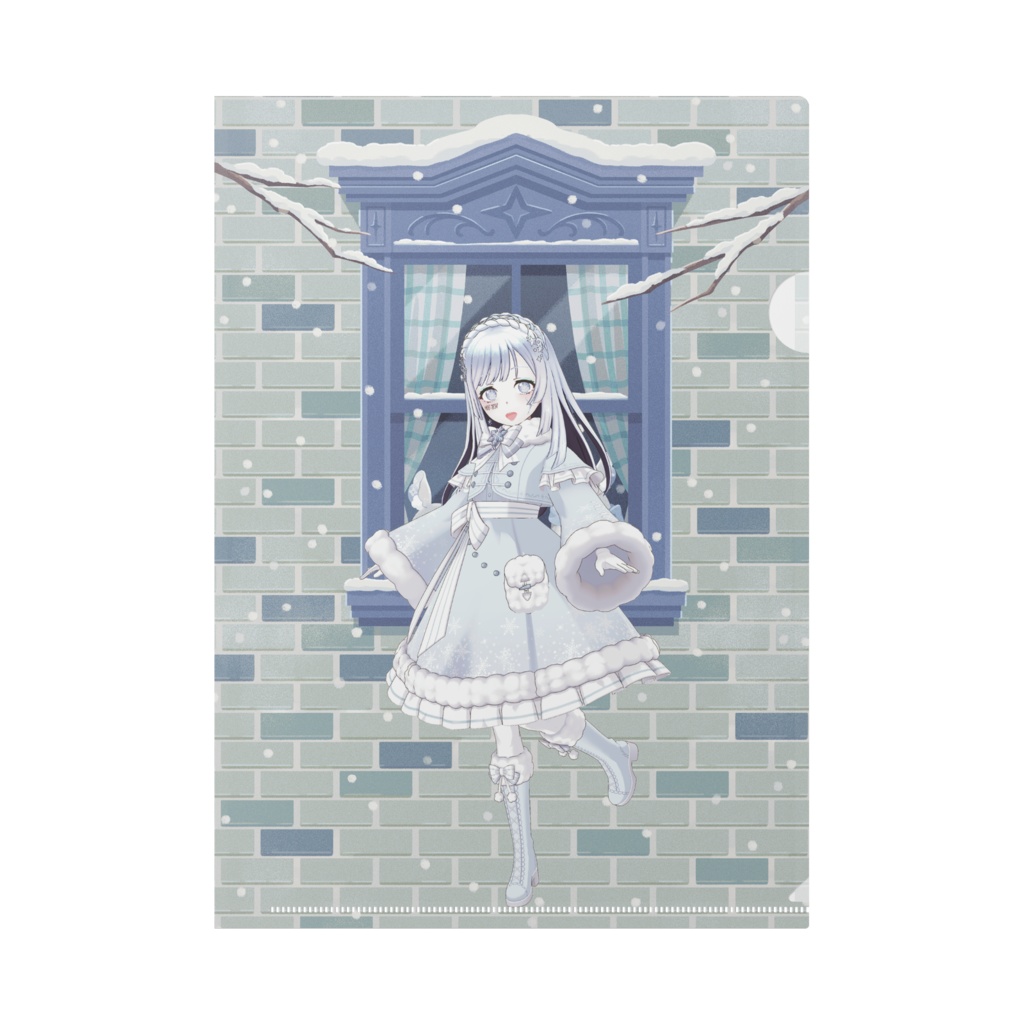 【茉莉花-ｼﾞｬｽﾐﾝ】12月冬コーデ-クリアファイル-G1113