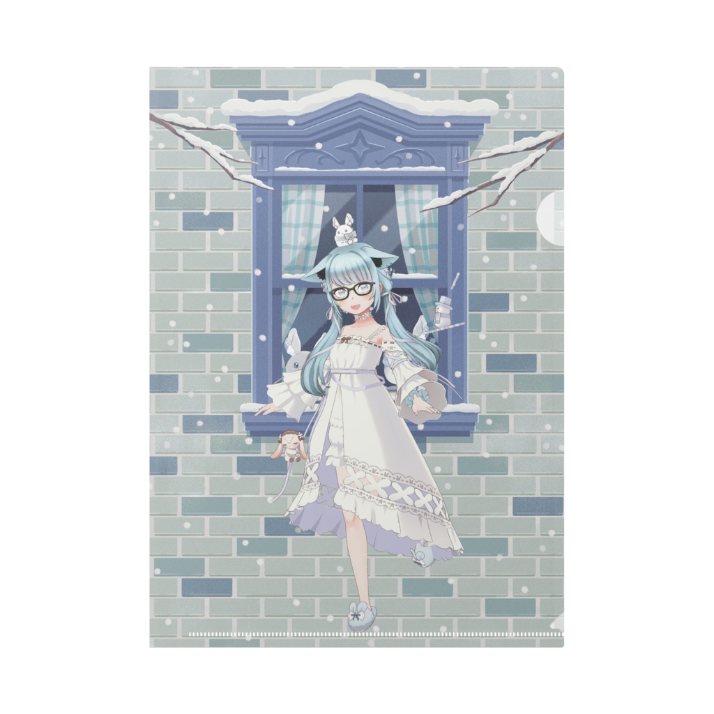 【蒼依 悠】12月冬コーデ-クリアファイル-G0861