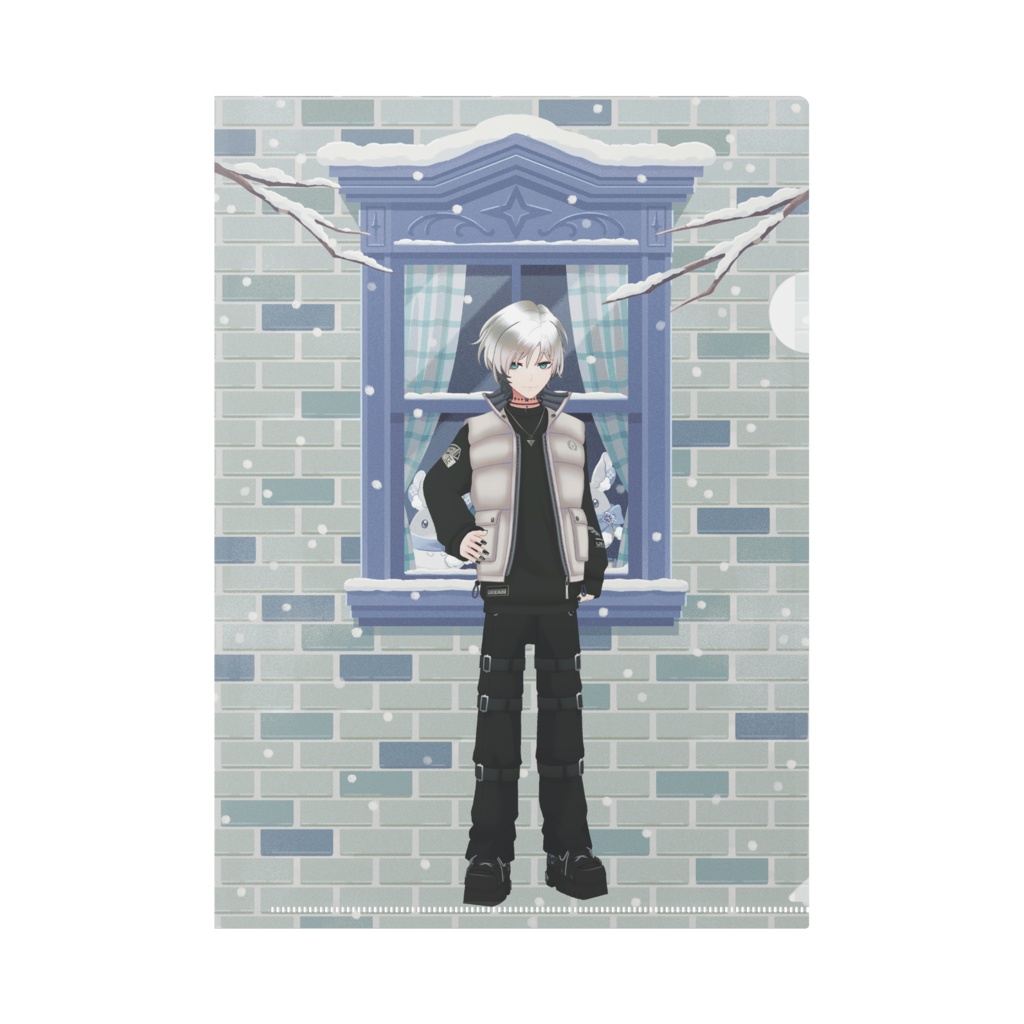 【蒼紫氏】12月冬コーデ-クリアファイル-G0864