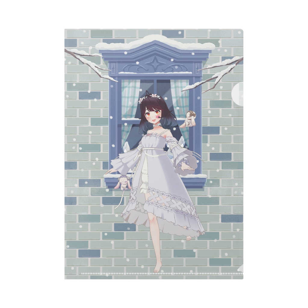 【近所のおじ。】12月冬コーデ-クリアファイル-G0654