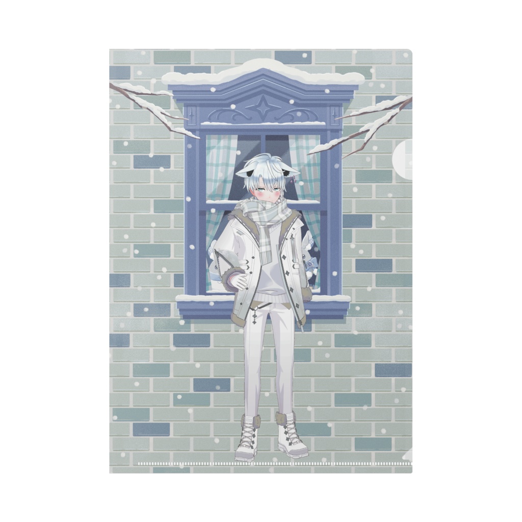 【雪月 神樂】12月冬コーデ-クリアファイル-G0842