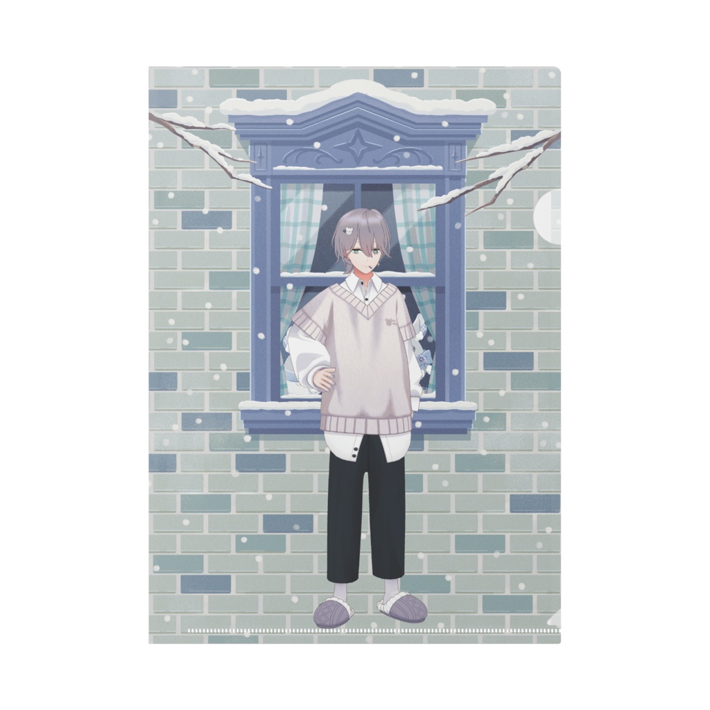 【雪村】12月冬コーデ-クリアファイル-G0845