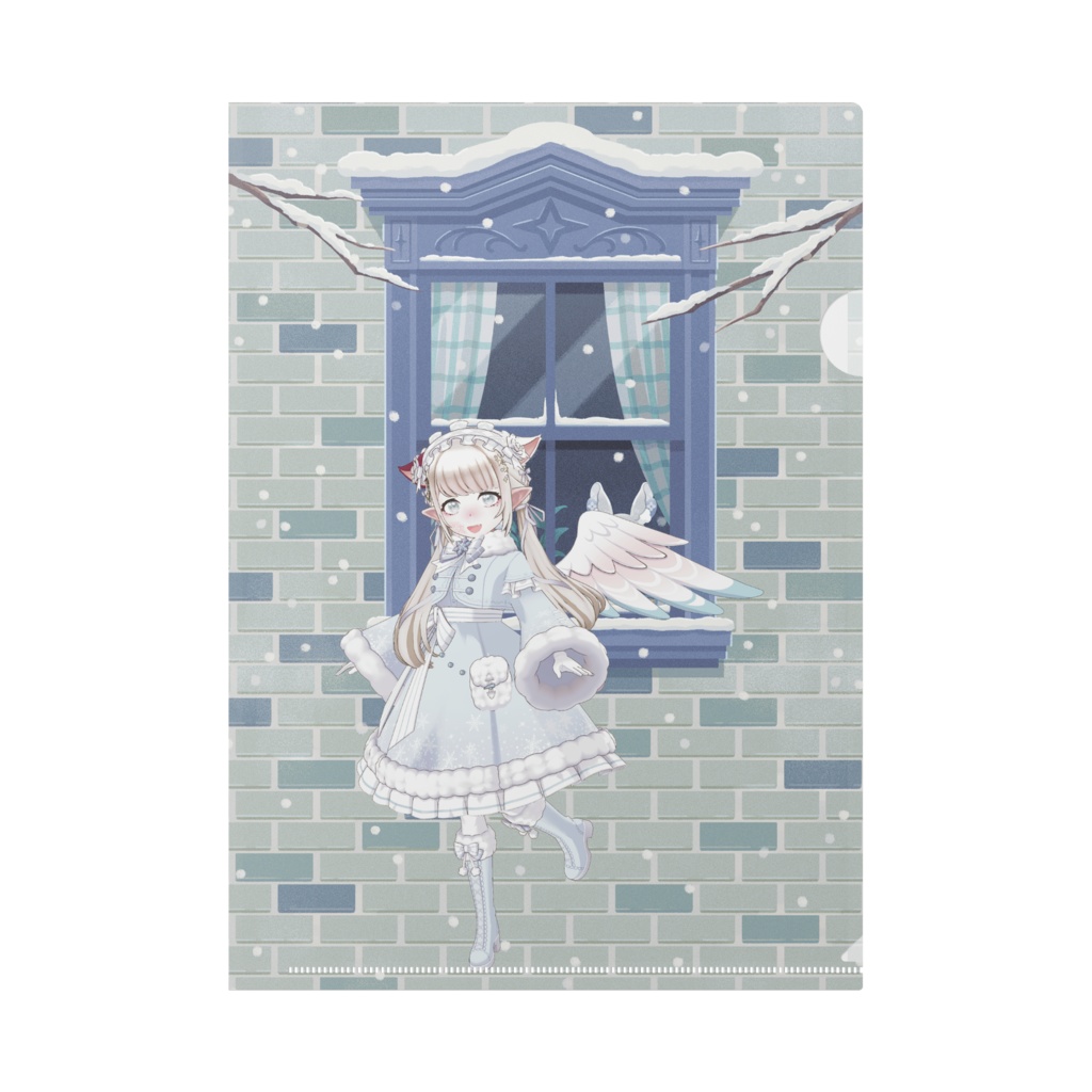 【癒椿 かのん】12月冬コーデ-クリアファイル-G1046