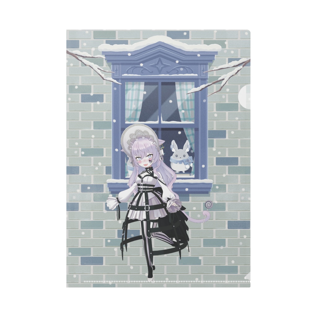 【雪明】12月冬コーデ-クリアファイル-G0852