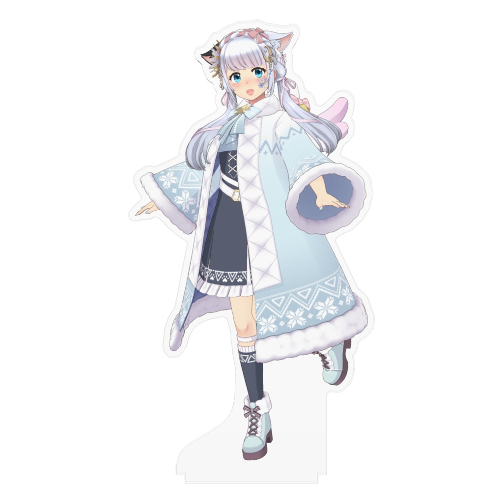 【シロ子】12月冬コーデ-アクスタ-G0239