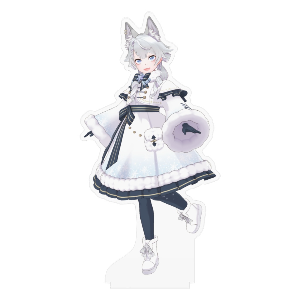 【吠成アマネ】12月冬コーデ-アクスタ-G1004