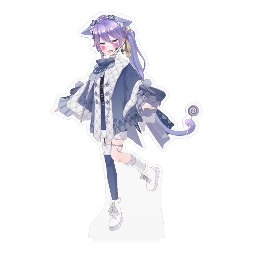 【夜雪 冬桜】12月冬コーデ-アクスタ-G1034