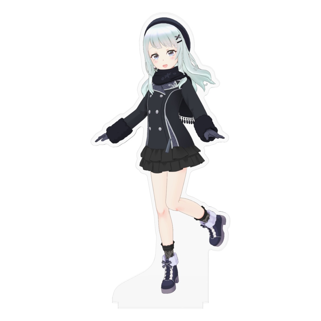 【幽花くぷら】12月冬コーデ-アクスタ-G1050